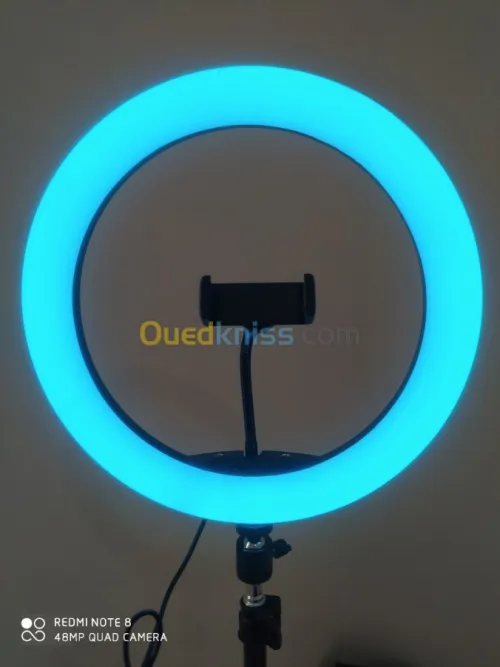 Ringlight rgb led 33cm + suport 2,2 mt