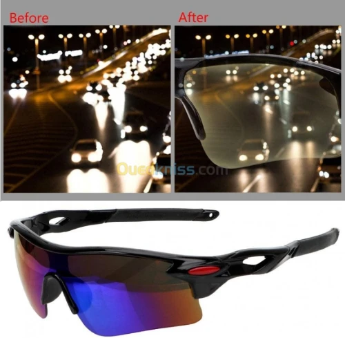 Lunettes de soleil anti-sable et conduite de nuit