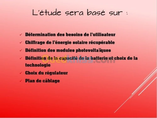 Consulting Energie solaire 