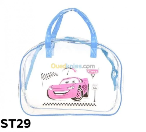 trousse toilette transparent publicité