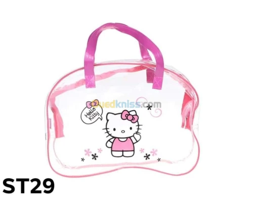 trousse toilette transparent publicité