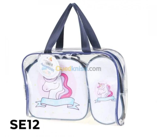 trousse toilette transparent publicité