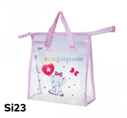 trousse toilette transparent publicité
