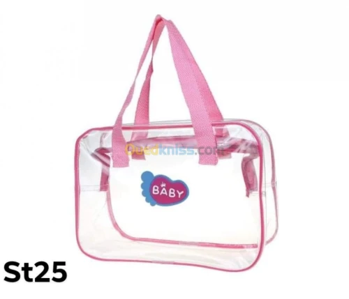 trousse toilette transparent publicité