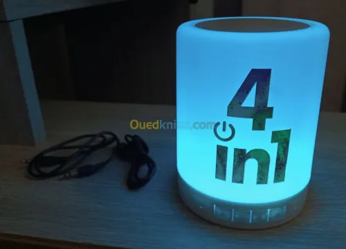 Touch lamp portable speaker
