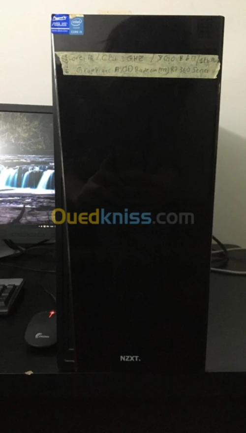 unité centrale NZXT écran hp