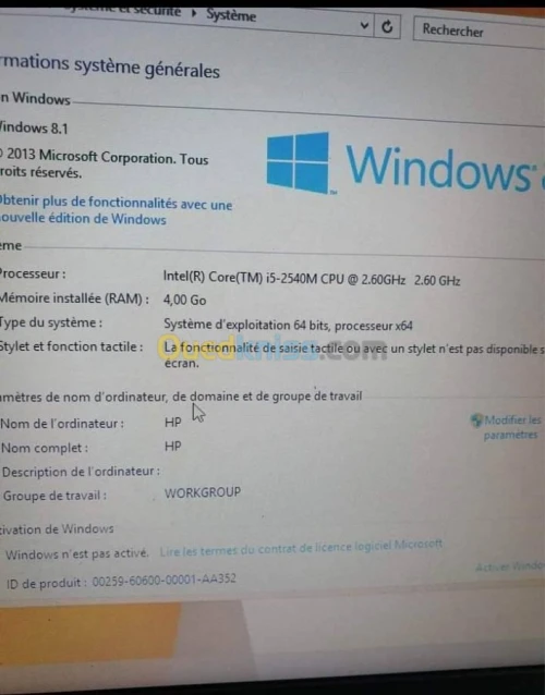 Hp elitebook i5 4gb ram