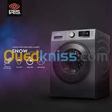IRIS LAVE LINGE SNOW 10.5 KG BLANC