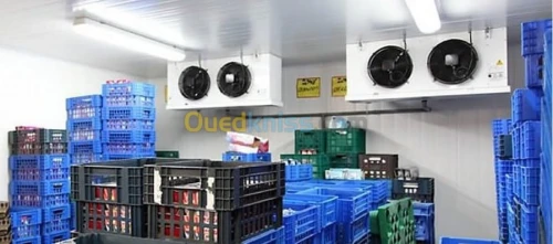 Etalonnage cartographie des chambres froides , zone de stockage, camion frigorifique  