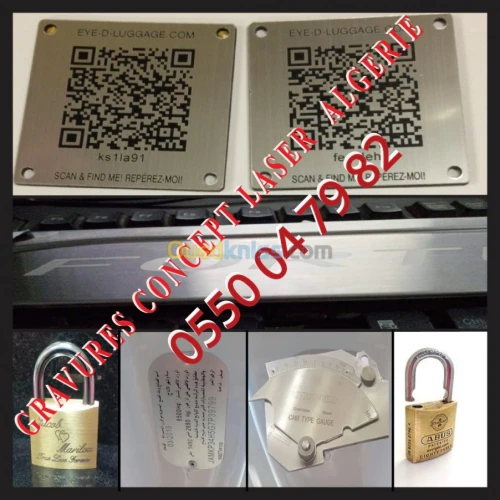 Marquage et Gravure et découpe laser