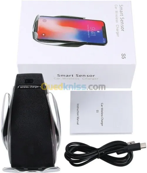 S5 Smart Sensor Car Wireless Charger