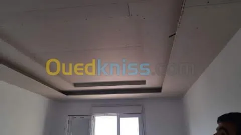 faux plafond PVC et BA13 simple 