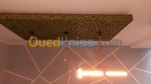 faux plafond PVC et BA13 simple 