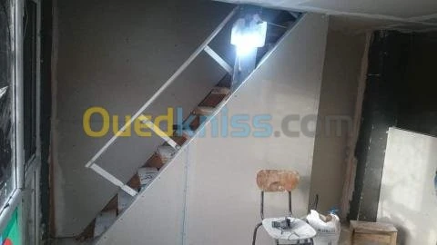 faux plafond PVC et BA13 simple 