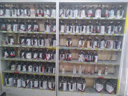 Laboratoire preparation peinture auto