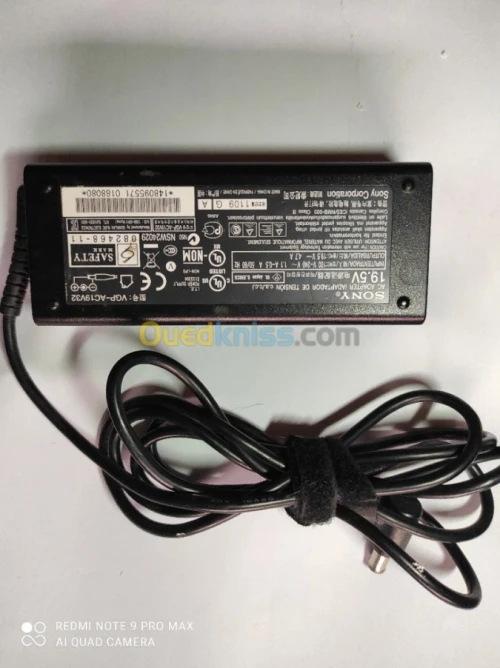 Chargeur original laptop SONY VAIO VPC
