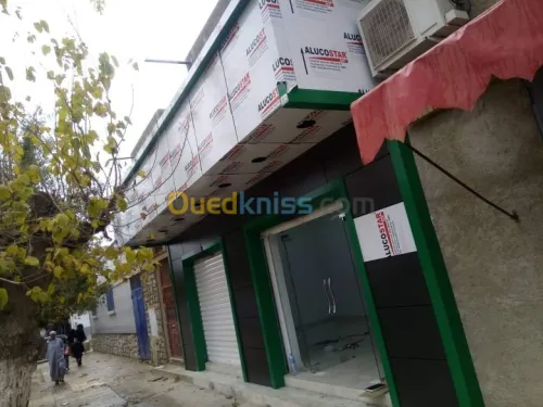 travaux de façades en alucoband 