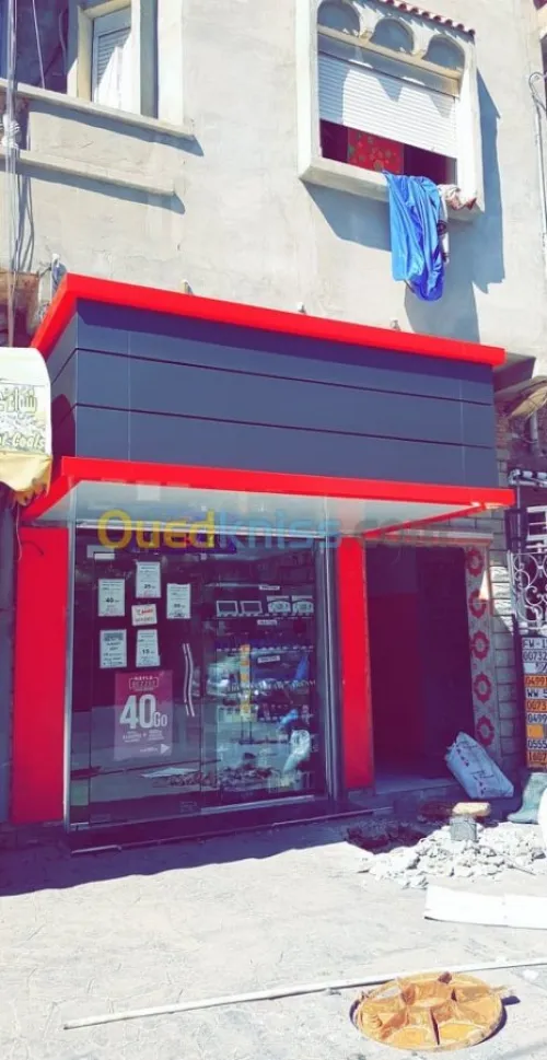 travaux de façades en alucoband 