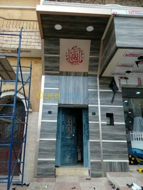travaux de façades en alucoband 