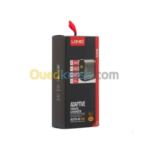 Chargeur De Voyage Ldnio A2206 