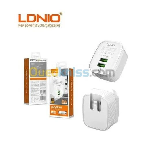 Chargeur Murale A201 - 2usb 