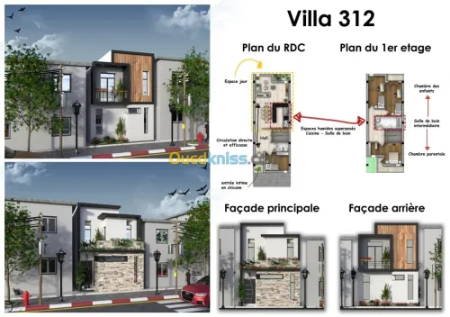 Conception de villa / tout type de 3D.