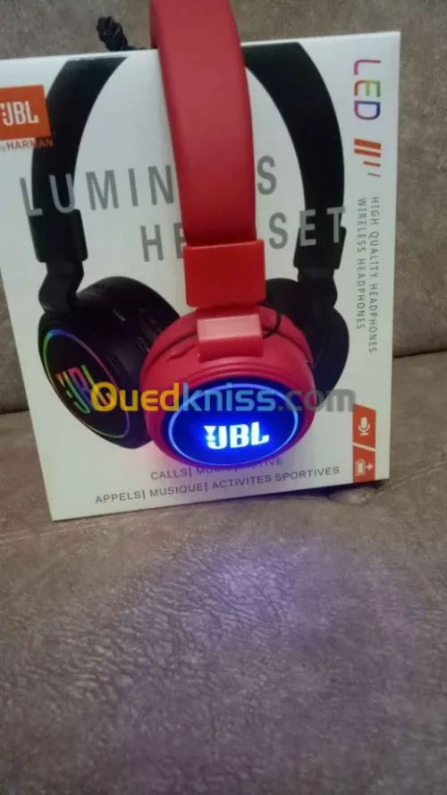 Casque sans fil JBL Bluetooth 5.0 LED