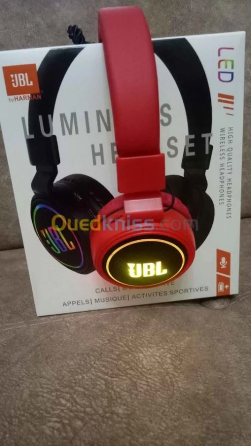 Casque sans fil JBL Bluetooth 5.0 LED