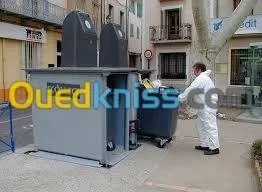 MAINTENANCE CONTENEUR DECHETS ENTERRE