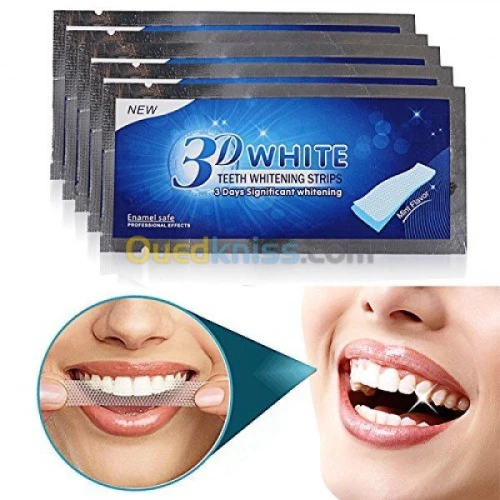 3D White Teeth Whitening Strips