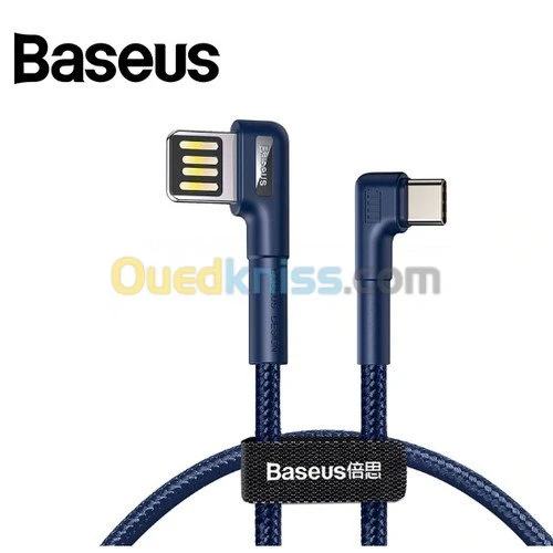Cable Baseus Double Bend USB > Type C 