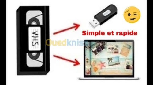TRANSFERT CASSETTE VHS SUR FLASH DISK