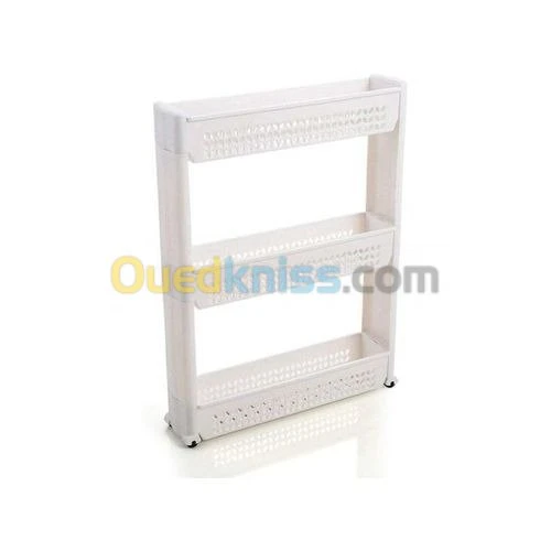 Etagère De Rangement -3 niveau-Blanc
