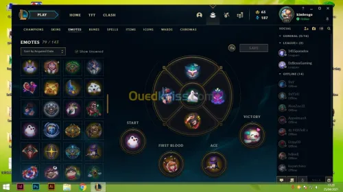 compte League of legends full champs 