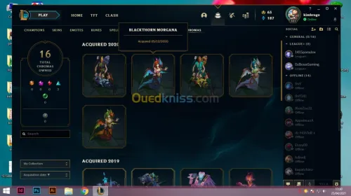 compte League of legends full champs 