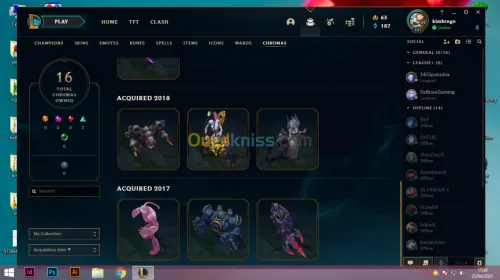 compte League of legends full champs 
