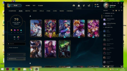 compte League of legends full champs 