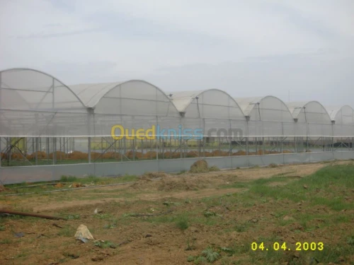 fabrication des serres agricoles