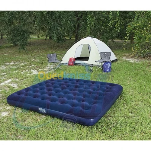 Matelas gonflable camping 203 x 183 x 22 cm -2 places 