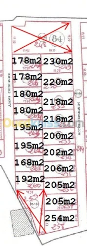 Vente Terrain Jijel Emir abdelkader