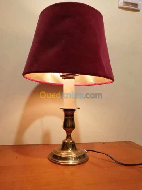 Paire de lampes veilleuses laiton 