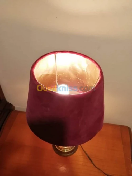 Paire de lampes veilleuses laiton 