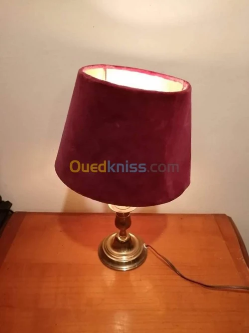 Paire de lampes veilleuses laiton 