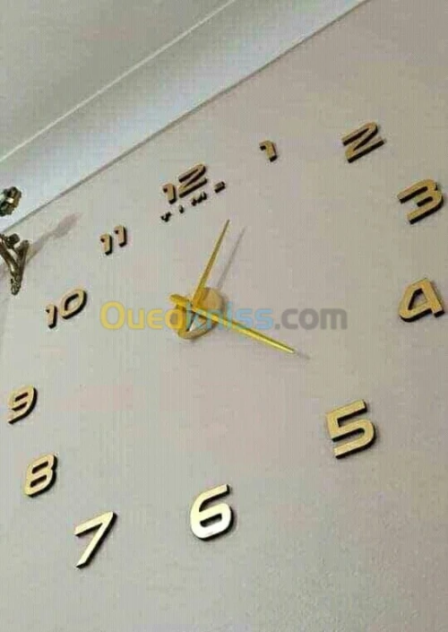 Horloge murale 3D 