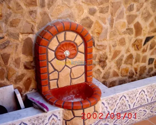 Cascades et décoration