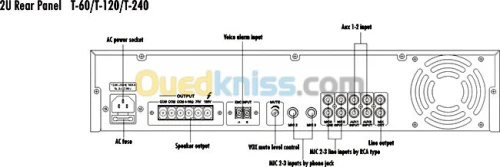 Amplificateur melangeur ITC T-240