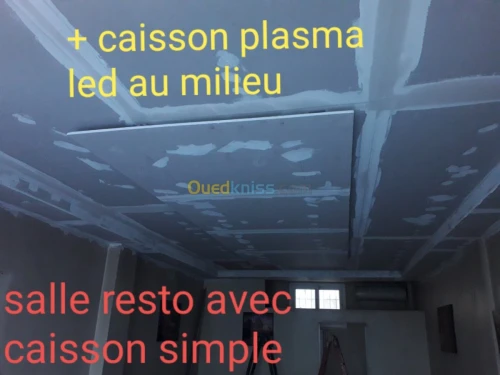 Placoplatre faux plafond cloison decor