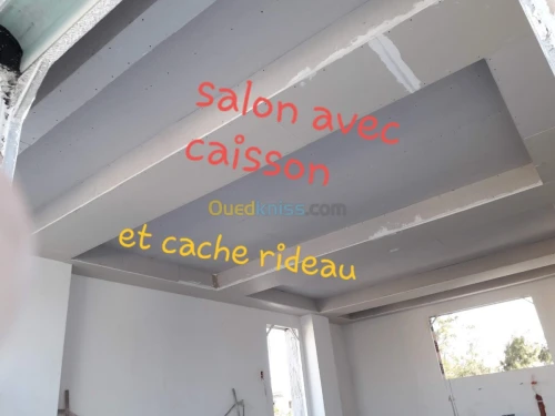 Placoplatre faux plafond cloison decor