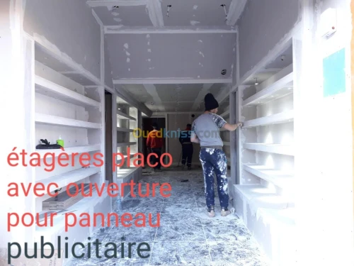 Placoplatre faux plafond cloison decor