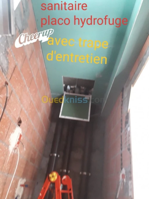 Placoplatre faux plafond cloison decor